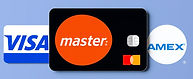 Visa, master card and AMEX