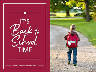It's Back to school time!