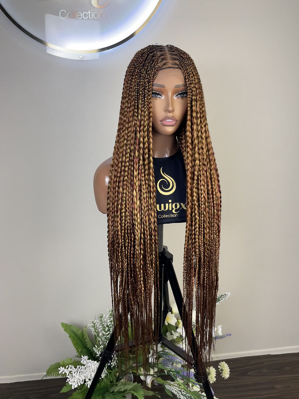 Thumbnail: Multicoloured Loose Braids