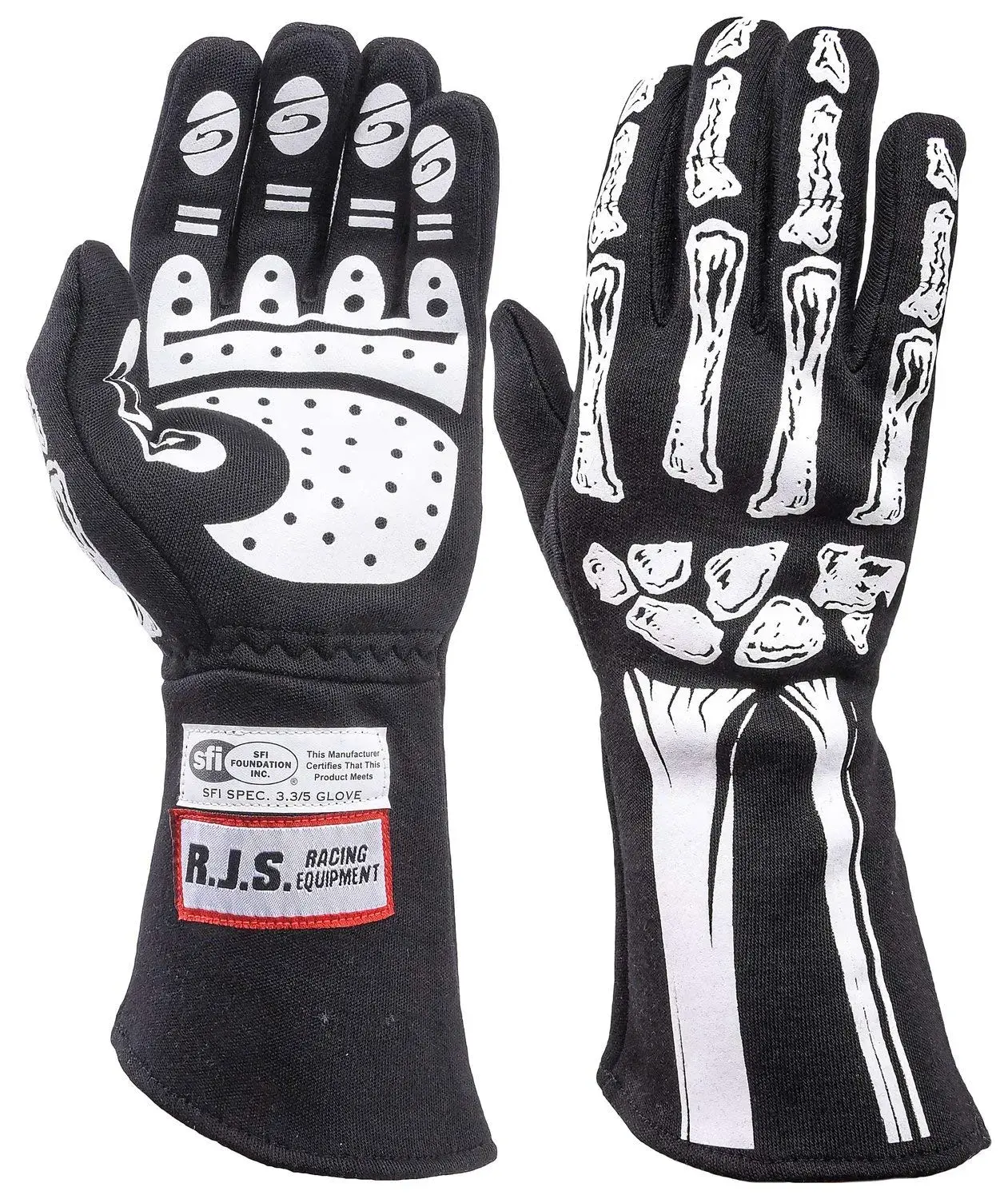 SFI 3.3/5 Double Layer Skeleton Nomex Racing Gloves
