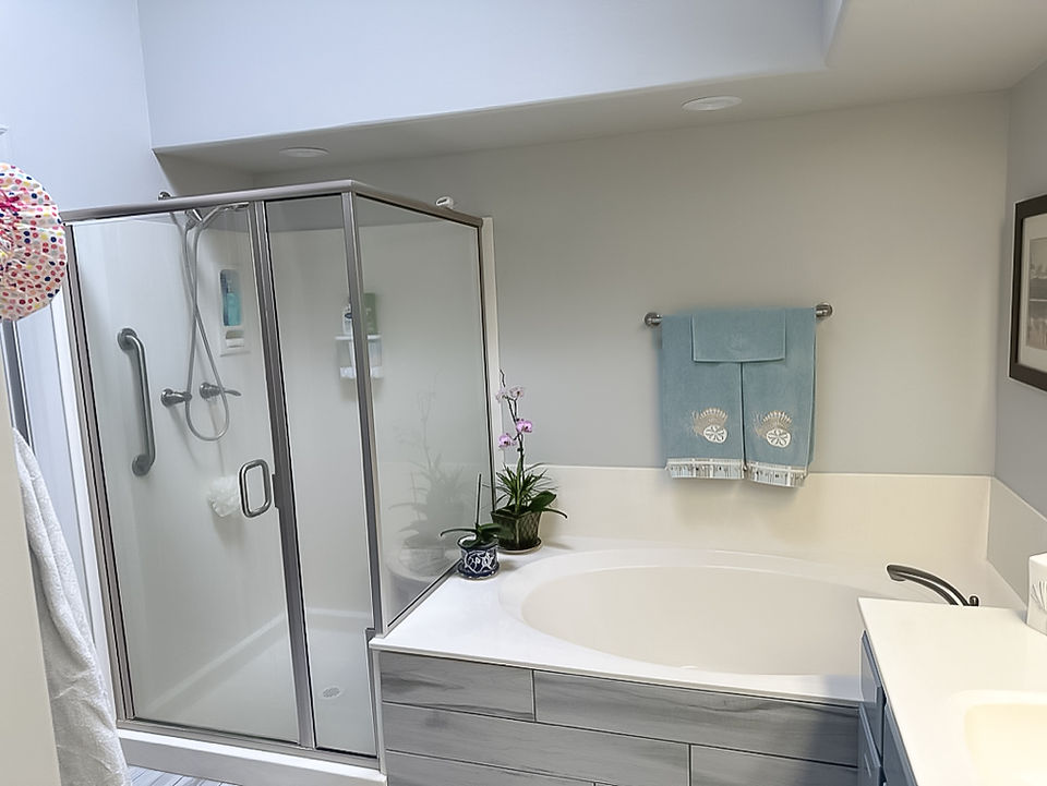 Before the bathroom design build remodel 