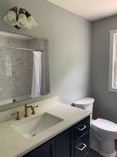 New Vanity with Quartz Counter Top