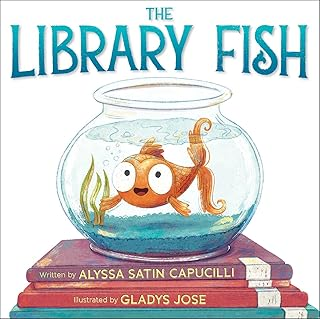 This is a cute book that has a pet fish that lives in a library and her adventures.