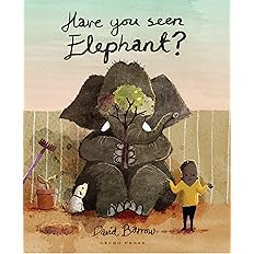 The children have to search for elephant on each page.