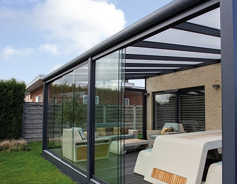 Veranda Overkapping / Glazen Schuifdeuren / Schuifpui Nodig?