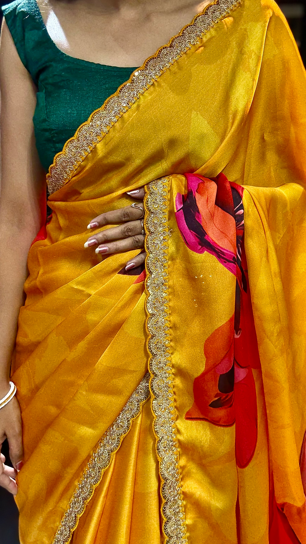 Thumbnail: Soft Digital Printed Crape Saree