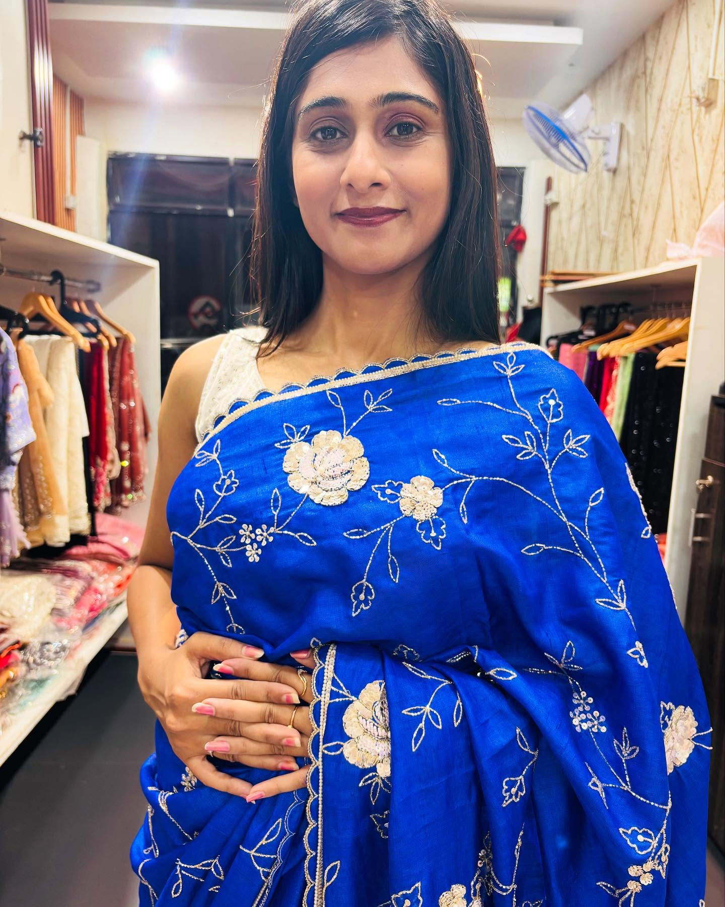 Pure Tussar Handwork Saree