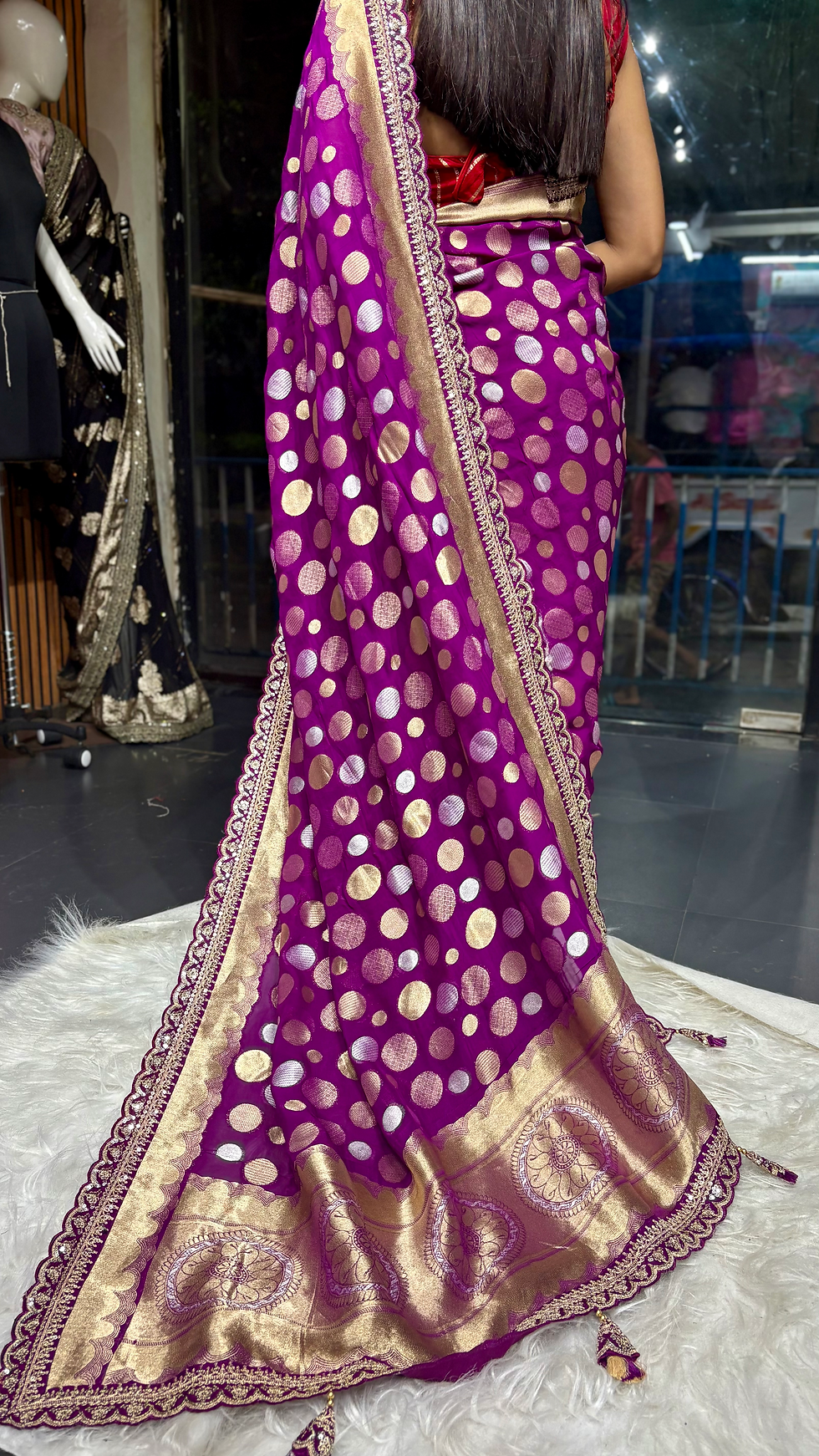 Thumbnail: Khaddi Georgette Saree