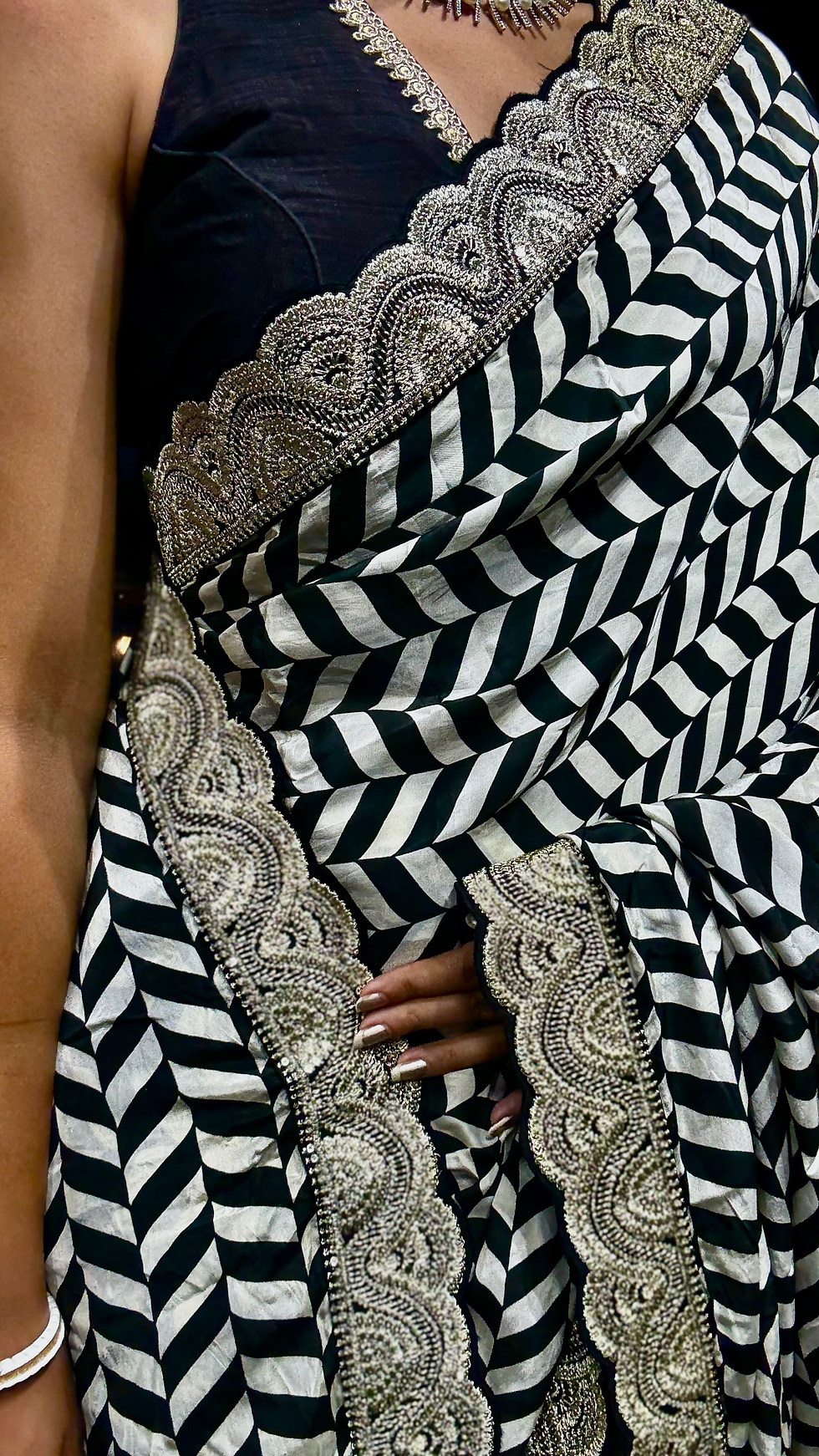 Thumbnail: Digital Printed Crape saree
