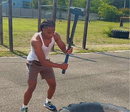 Young person doing outdoor training at Beastmode Bootcamp