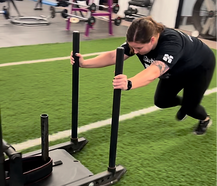 Young person getting personal training through the NIL Prep Program