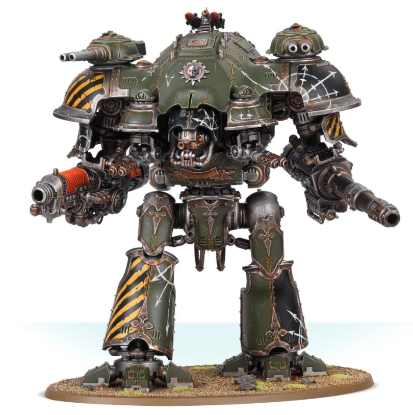 Knight Tyrant with Plasma Decimator and Volcano Lance