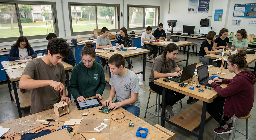 למידת חקר PBL משולבת רב תחומיות ויישום בזכות תפיסה STEAM