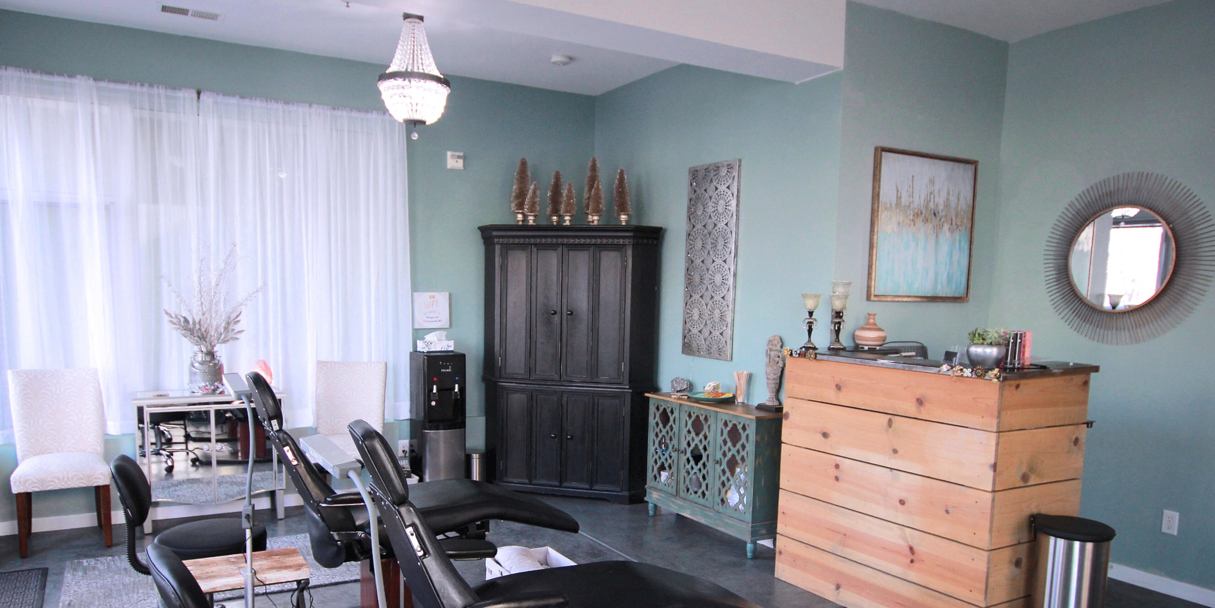 Interior of Made U Look Lash & Beauty Bar in Longmont