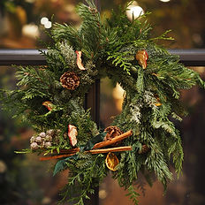 Christmas wreath boys et berry London