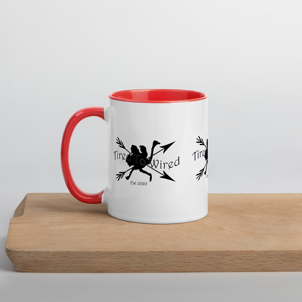 Thumbnail: Tired-To-Wired Mug with Color Inside