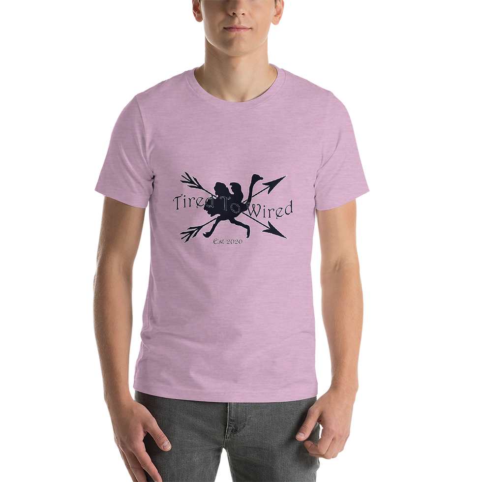 Thumbnail: Short-Sleeve Unisex Tired-To-Wired T-Shirt