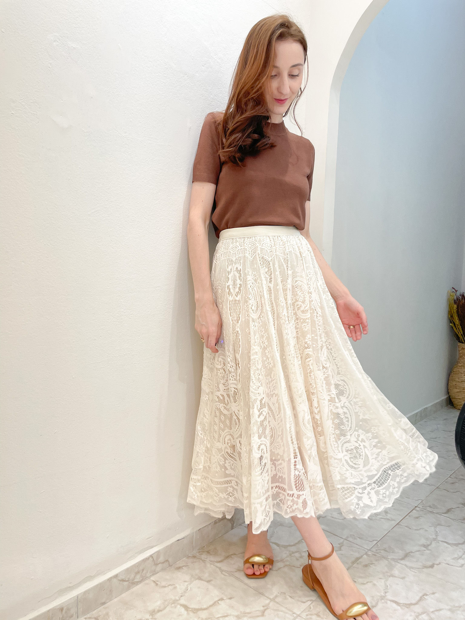 Saia Renda Helena- Off