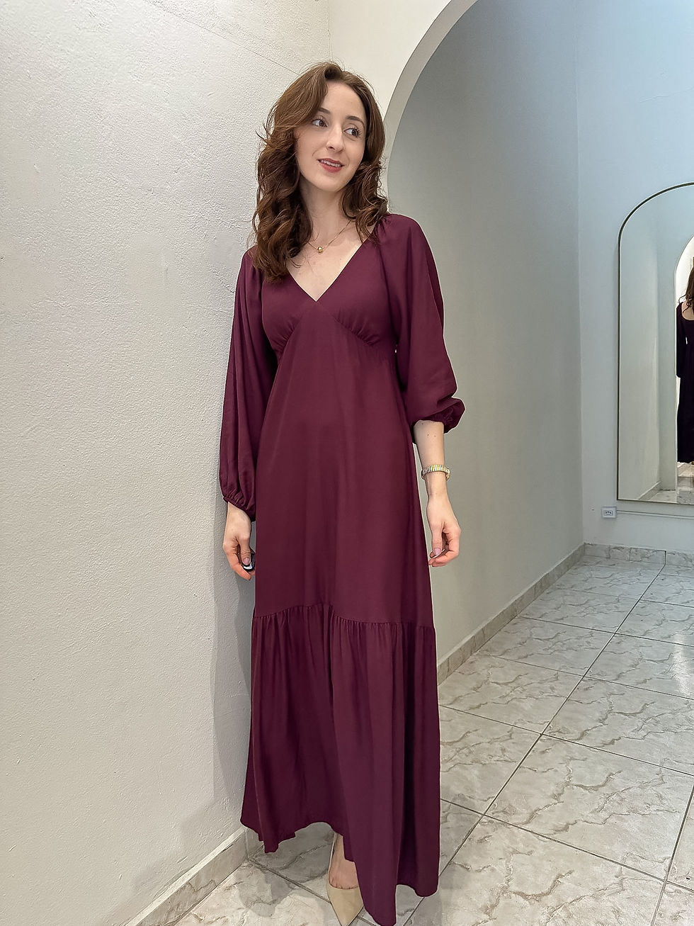 Miniatura: Vestido Jayne- Marsala