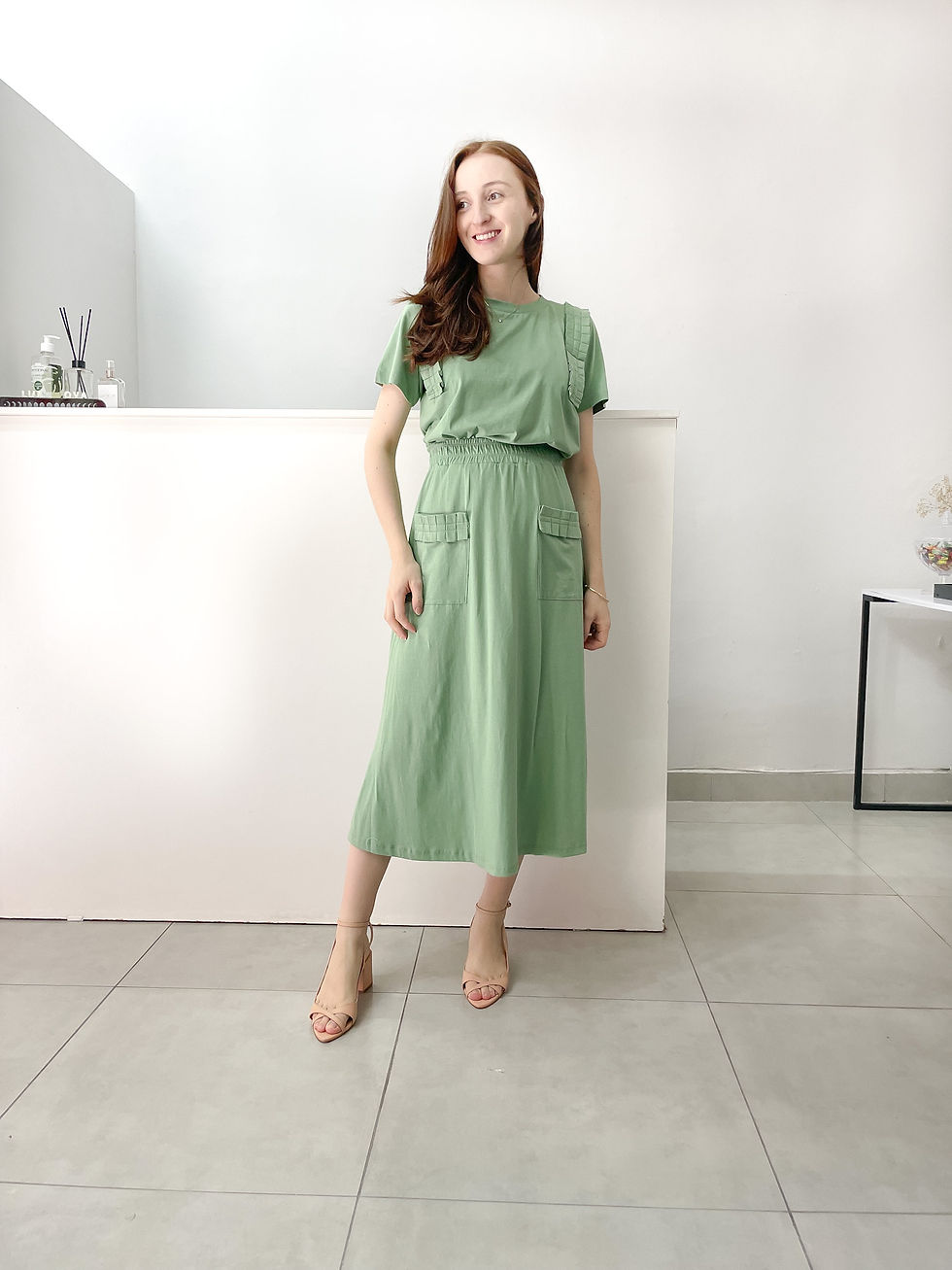 Miniatura: Conjunto Regina- Verde Menta