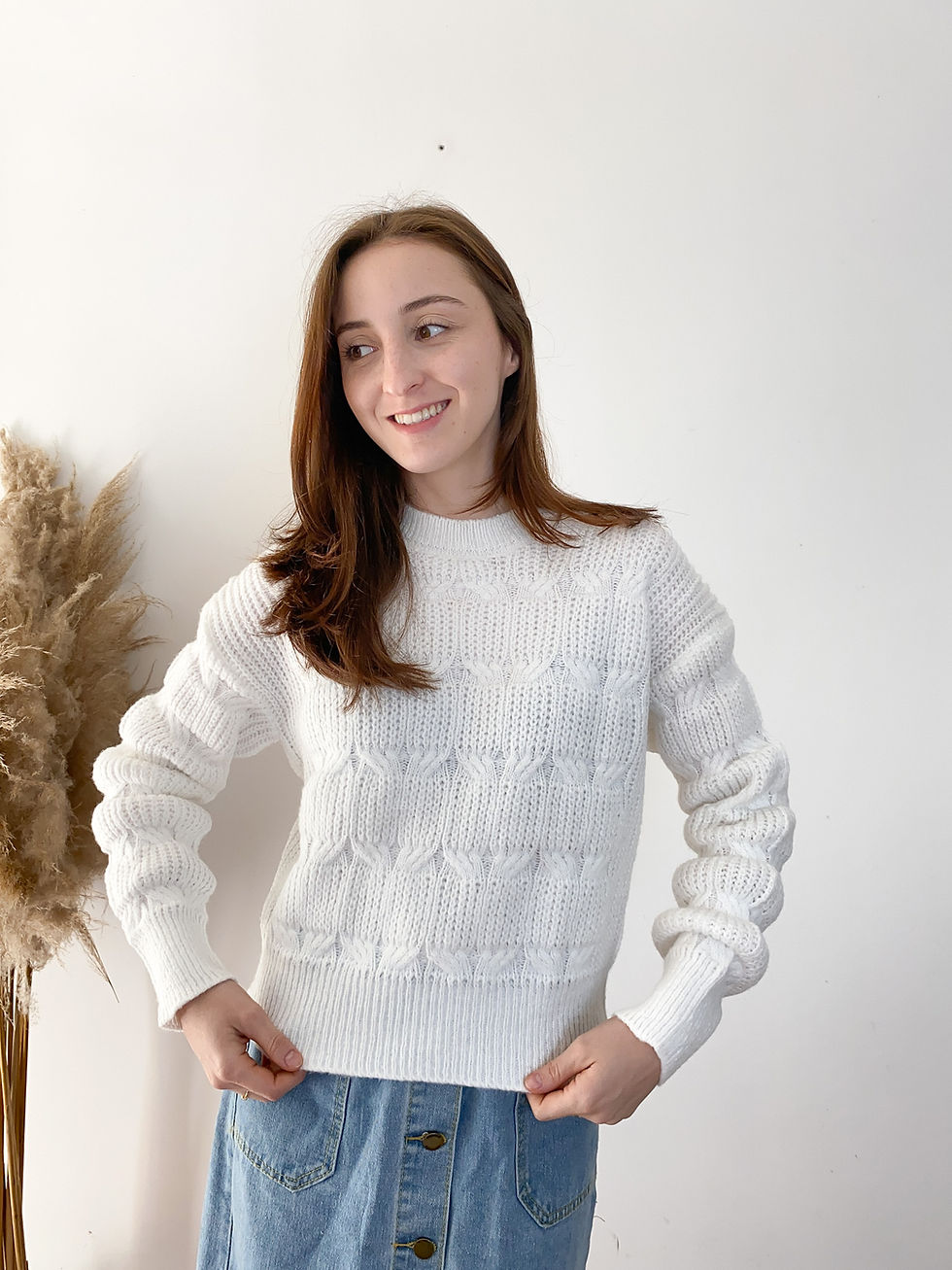 Miniatura: Blusa Tricô Cicera- Branca