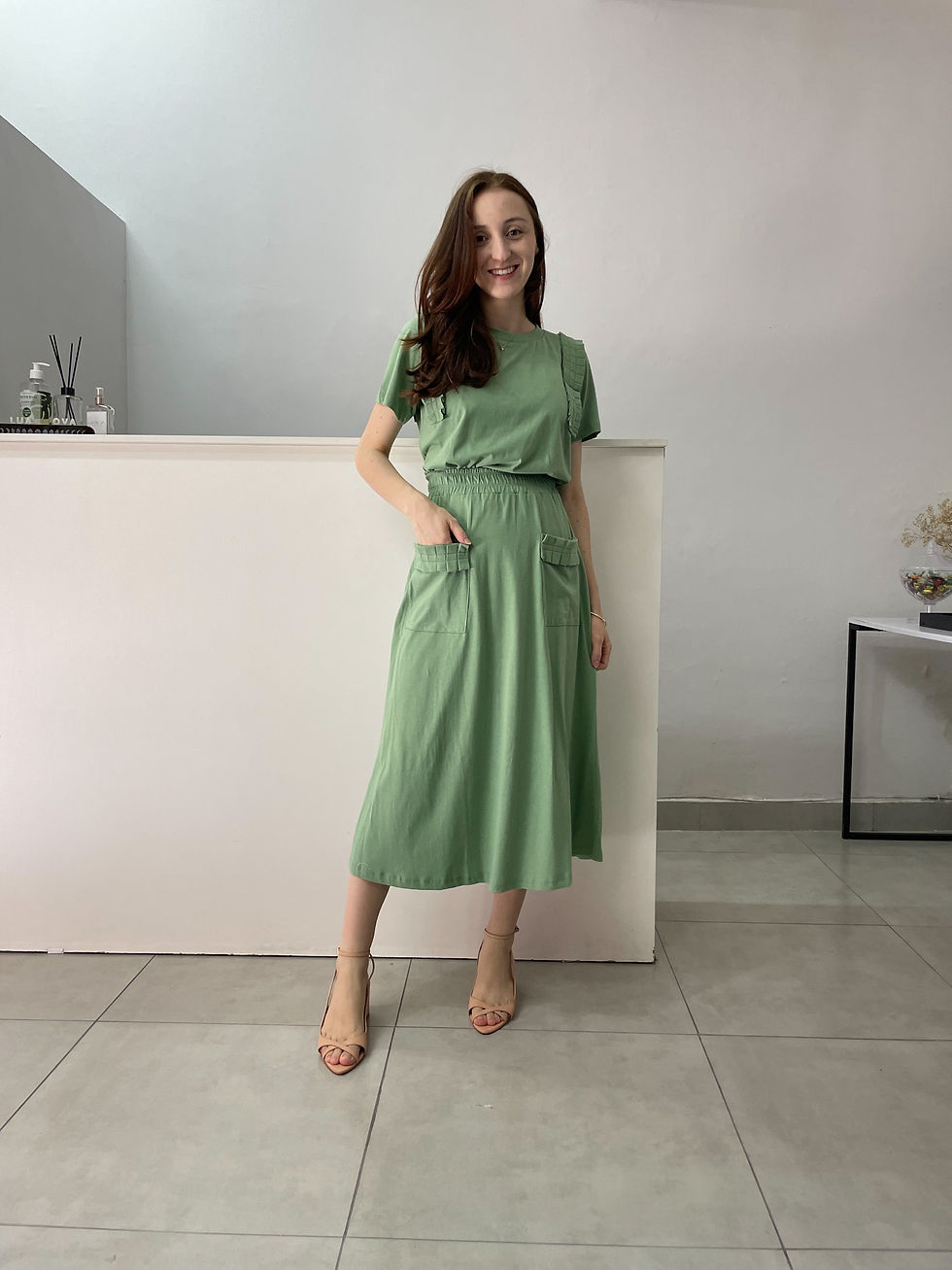 Miniatura: Conjunto Regina- Verde Menta