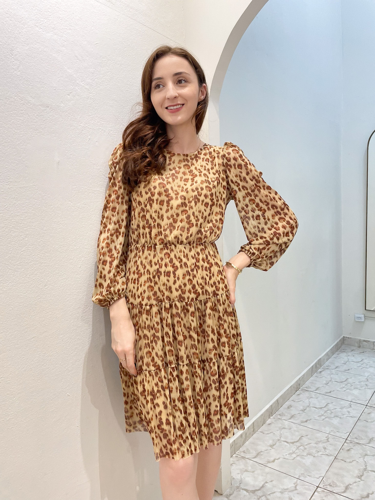 Vestido Tule Carol- Bege
