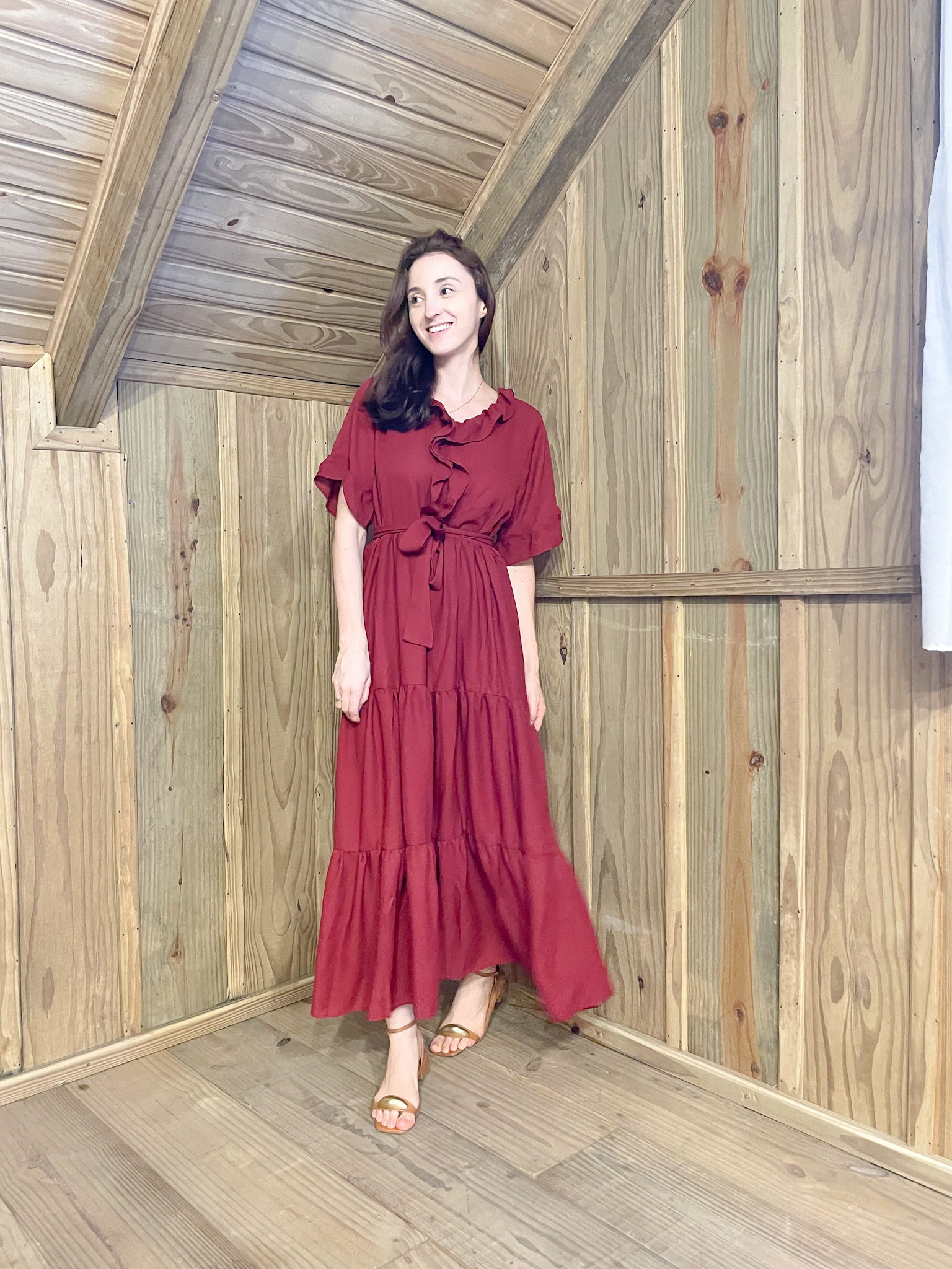 Vestido Valen- Marsala