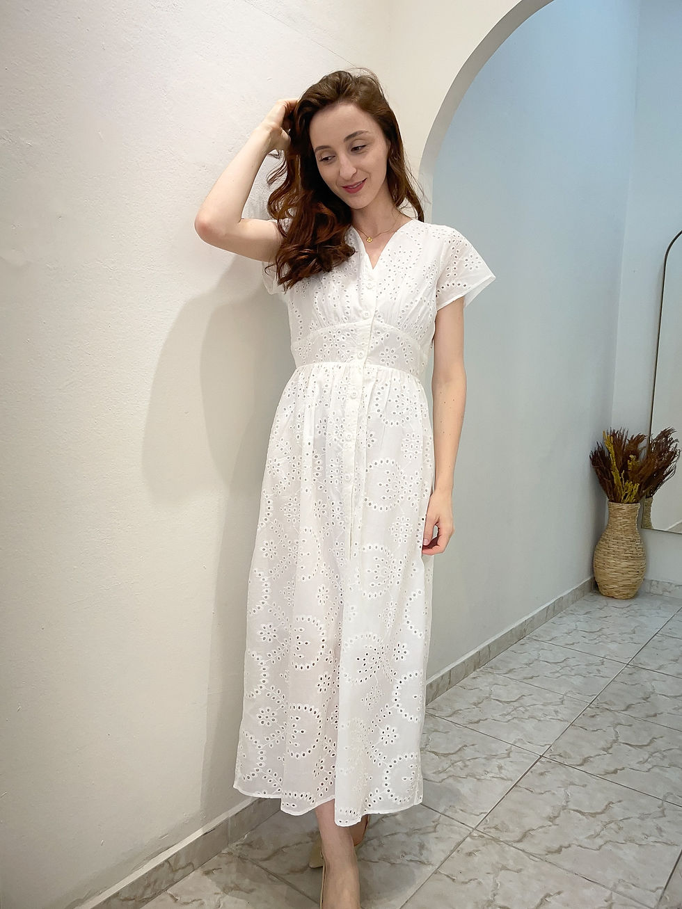 Miniatura: Vestido Catarina- Branco