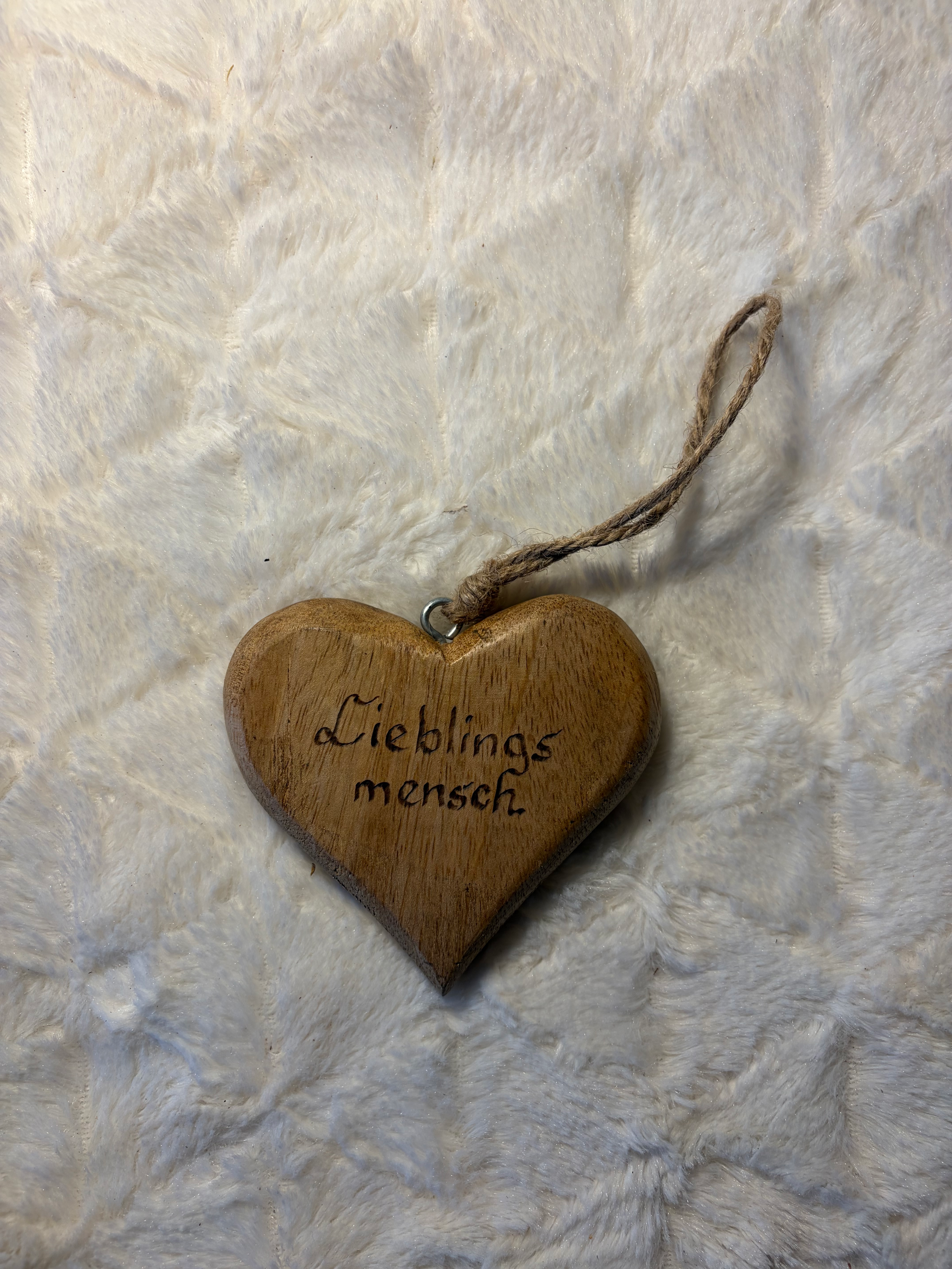 Holz-Herz 'Lieblingsmensch'