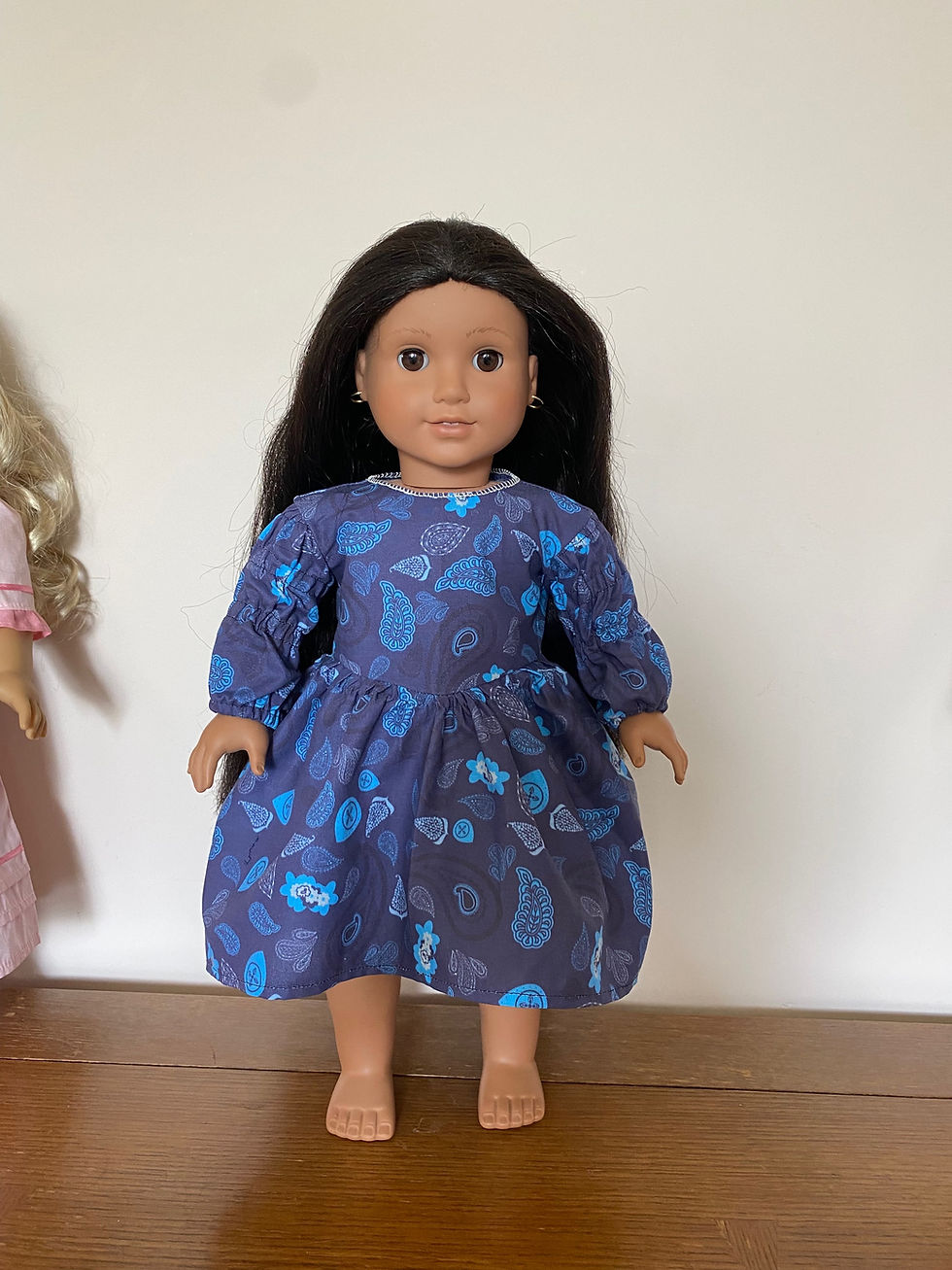 Thumbnail: Baking Dress, Replica 1850’s Baking dress for 18” dolls