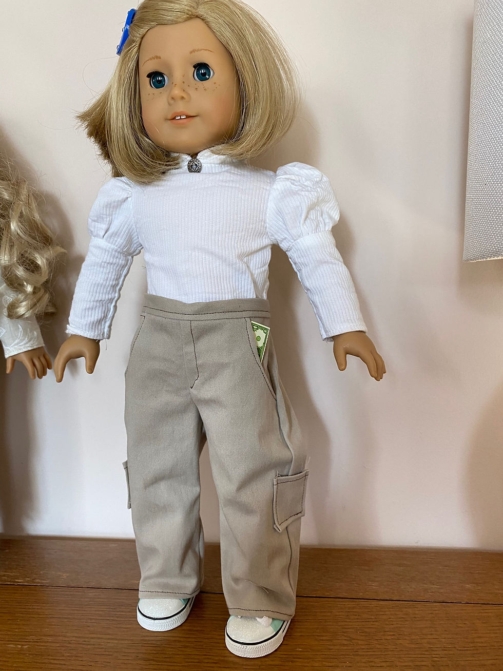Thumbnail: Sewing Pattern 18 inch doll Cargo Pants