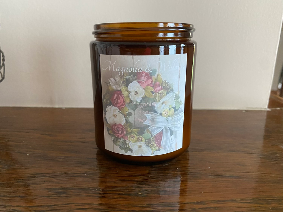Thumbnail: Magnolia & Peony 8oz Aromatherapy Candle