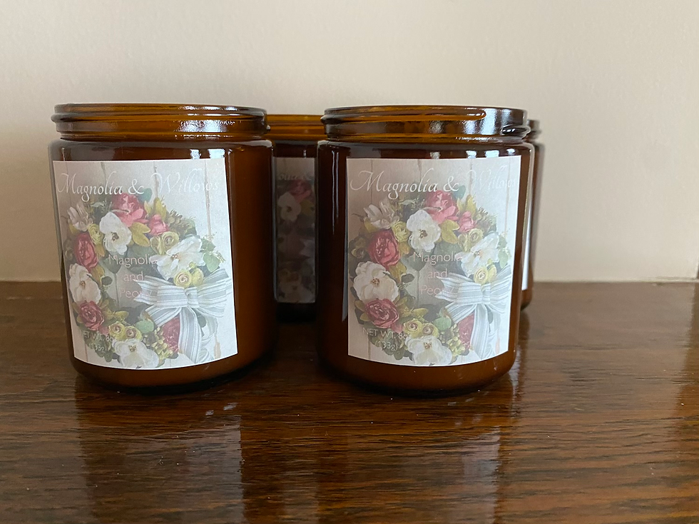 Thumbnail: Magnolia & Peony 8oz Aromatherapy Candle