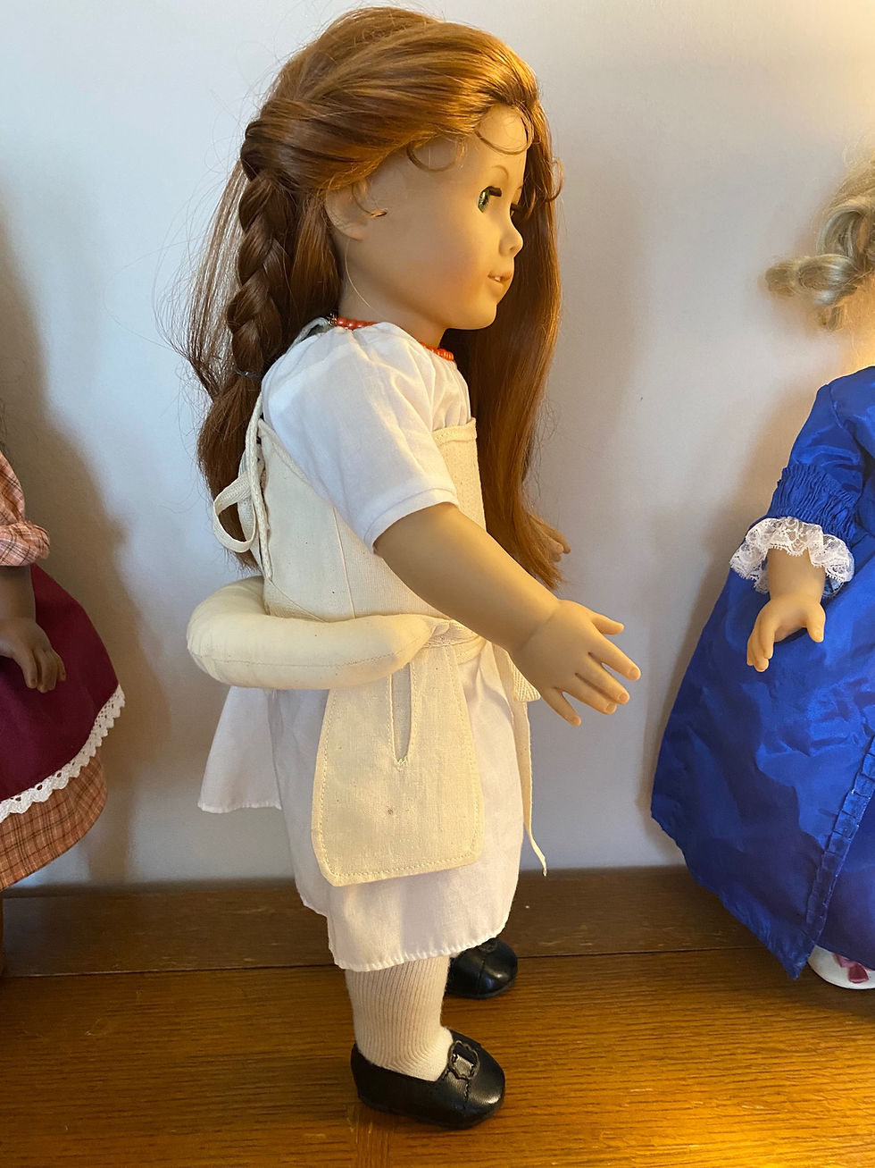 Thumbnail: Colonial Undergarments Sewing Pattern, Pocket, Stay and Bum Roll
