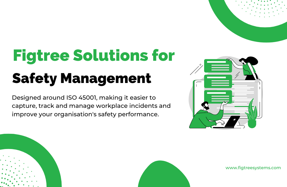 Advert for Figtree Insurance Claims Management solution with graphic showing people juggling lists