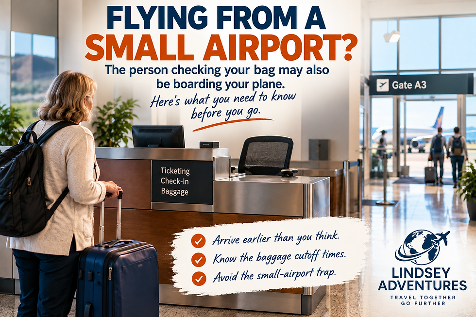 The Small-Airport Trap: Why You May Need to Arrive Earlier Than You Think