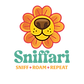 Sniffari Flower Logo - Orange Turquoise - Square.png