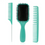 Thumbnail: 3Pcs Set - Paddle Detangler Brush, Rat Tail and Wide Teeth Comb Kit
