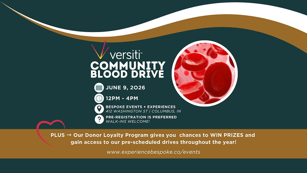 Community Blood Drive w/ Versiti Blood Center | Register Today!