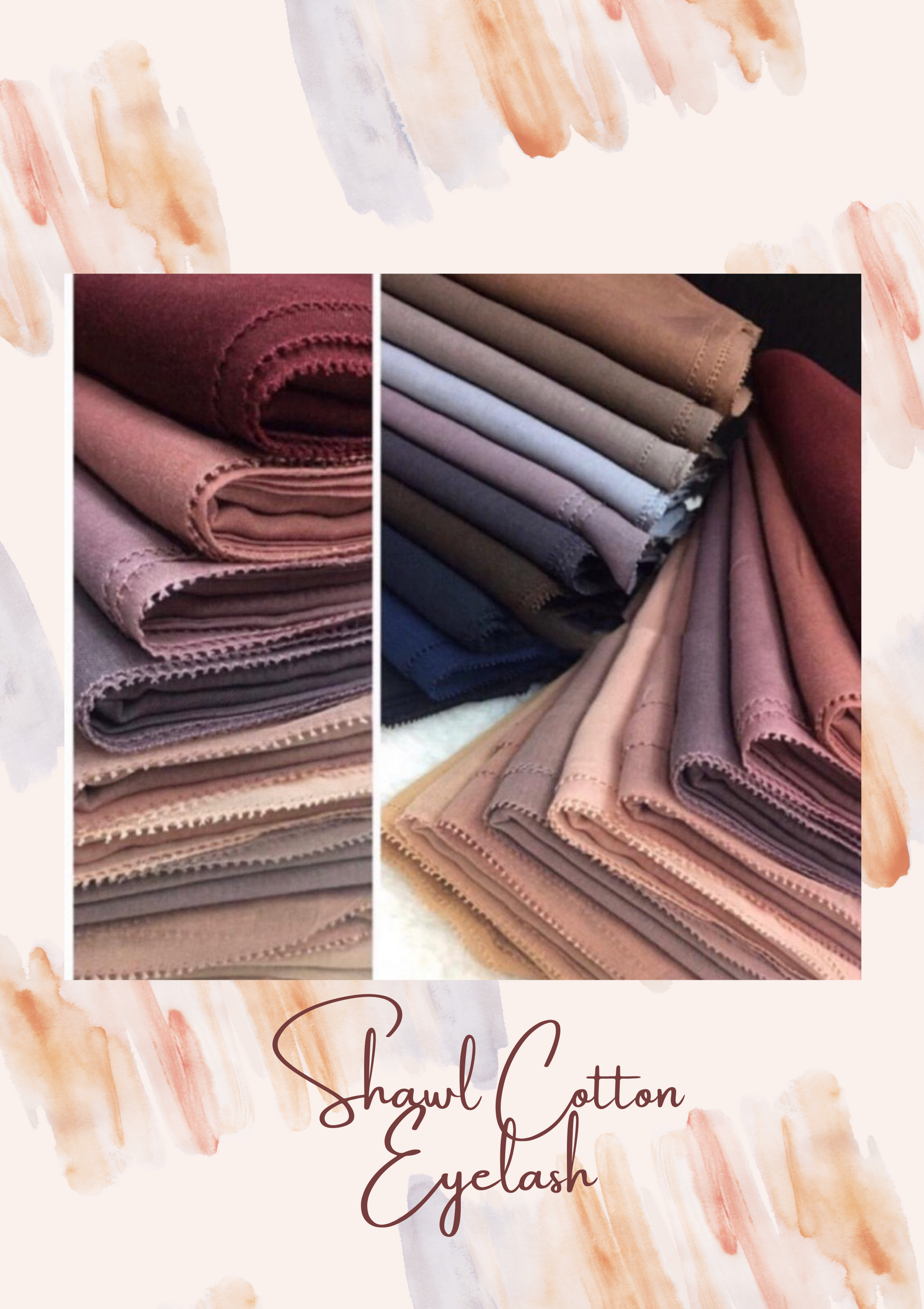 Shawl Cotton Eyelash🦋