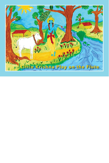 LITTLE KRISHNA PLAY ON THE FLUTE
