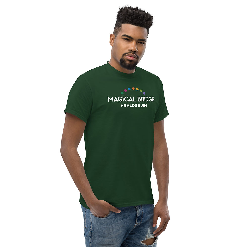 Thumbnail: Magical Bridge Healdsburg Unisex Classic Dark Colored Tee