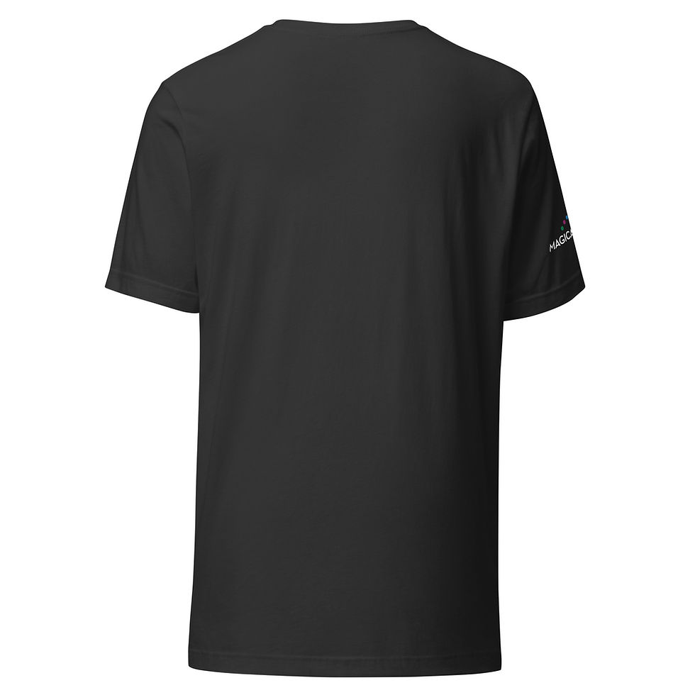 Thumbnail: All ages, all abilities, all welcome - dark unisex t-shirt