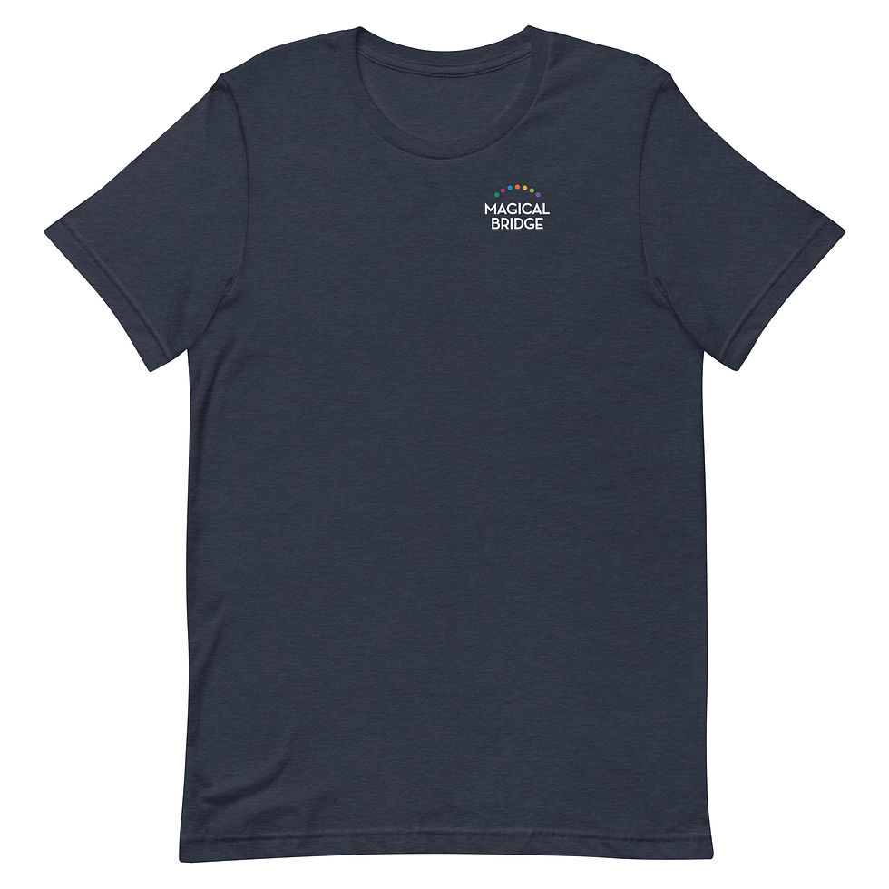 Thumbnail: Magical Bridge - Kindness is my Superpower - Unisex Dark Colored T-shirt