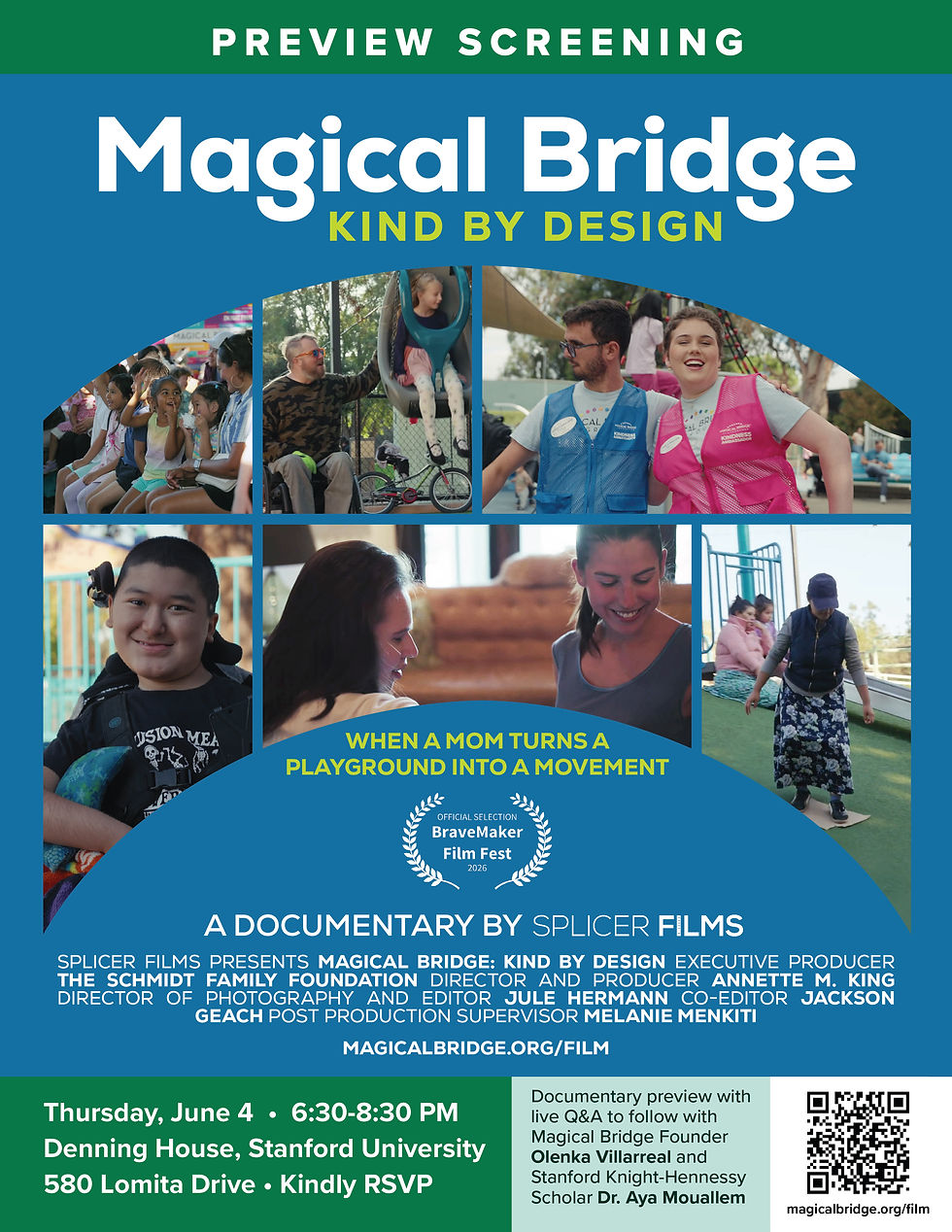 Magical Bridge Kind By Design Documentary Screening