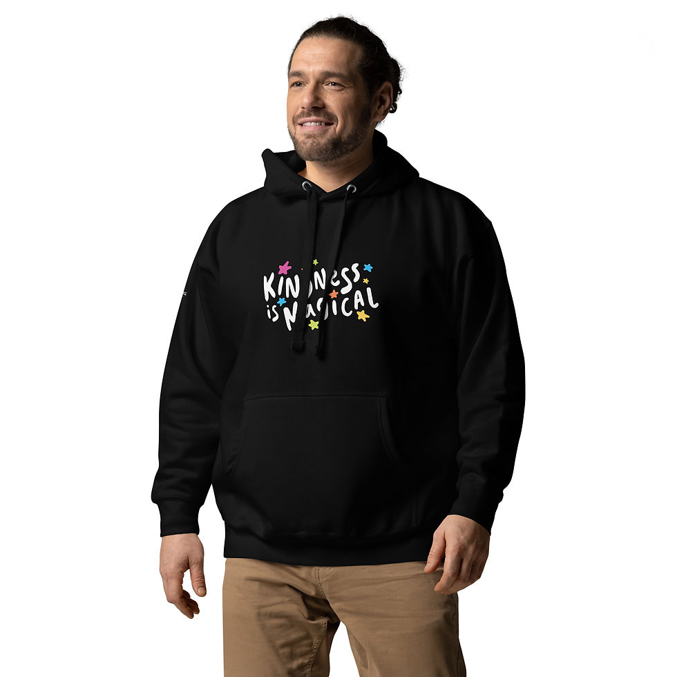 Thumbnail: Kindness is Magical Dark Unisex Hoodie