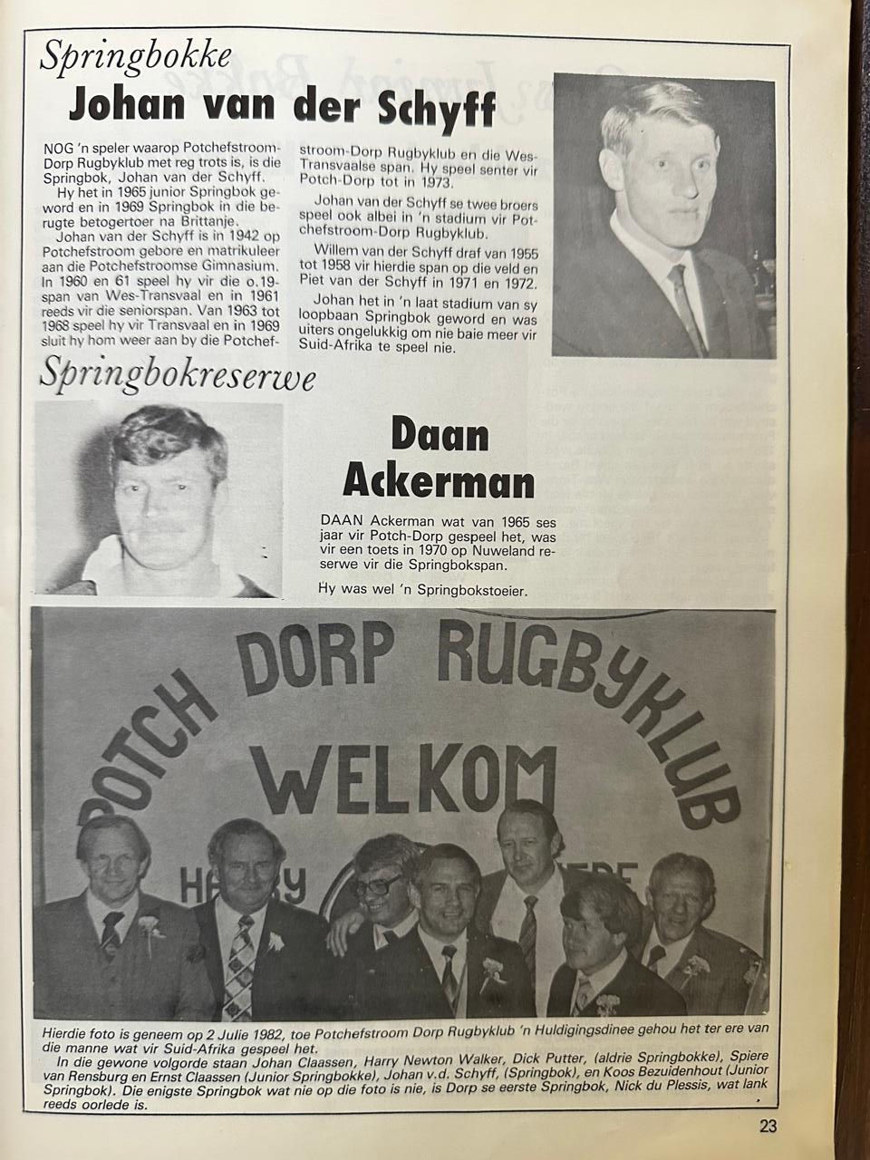 Image: Potchefstroom Dorp Rugbyklub