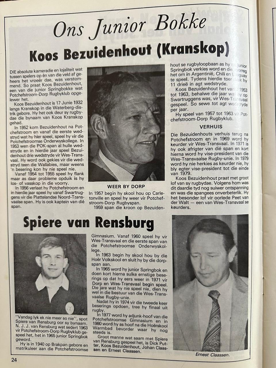 Image: Potchefstroom Dorp Rugbyklub