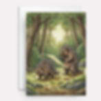 Porcupines engaging in mating ritual.